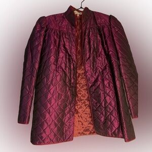 Vintage 1960s/1970s Sorelle Fontana Iridescent Purple Quilted Jacket Sz S/M
$85